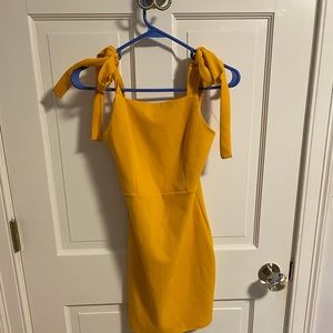 Yellow summer dress